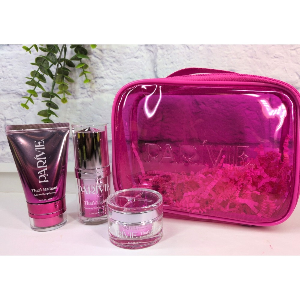 NEW🩷Parivie By Paris Hilton That's Quenched Tight Radiant Serum Gift Bag Bundle